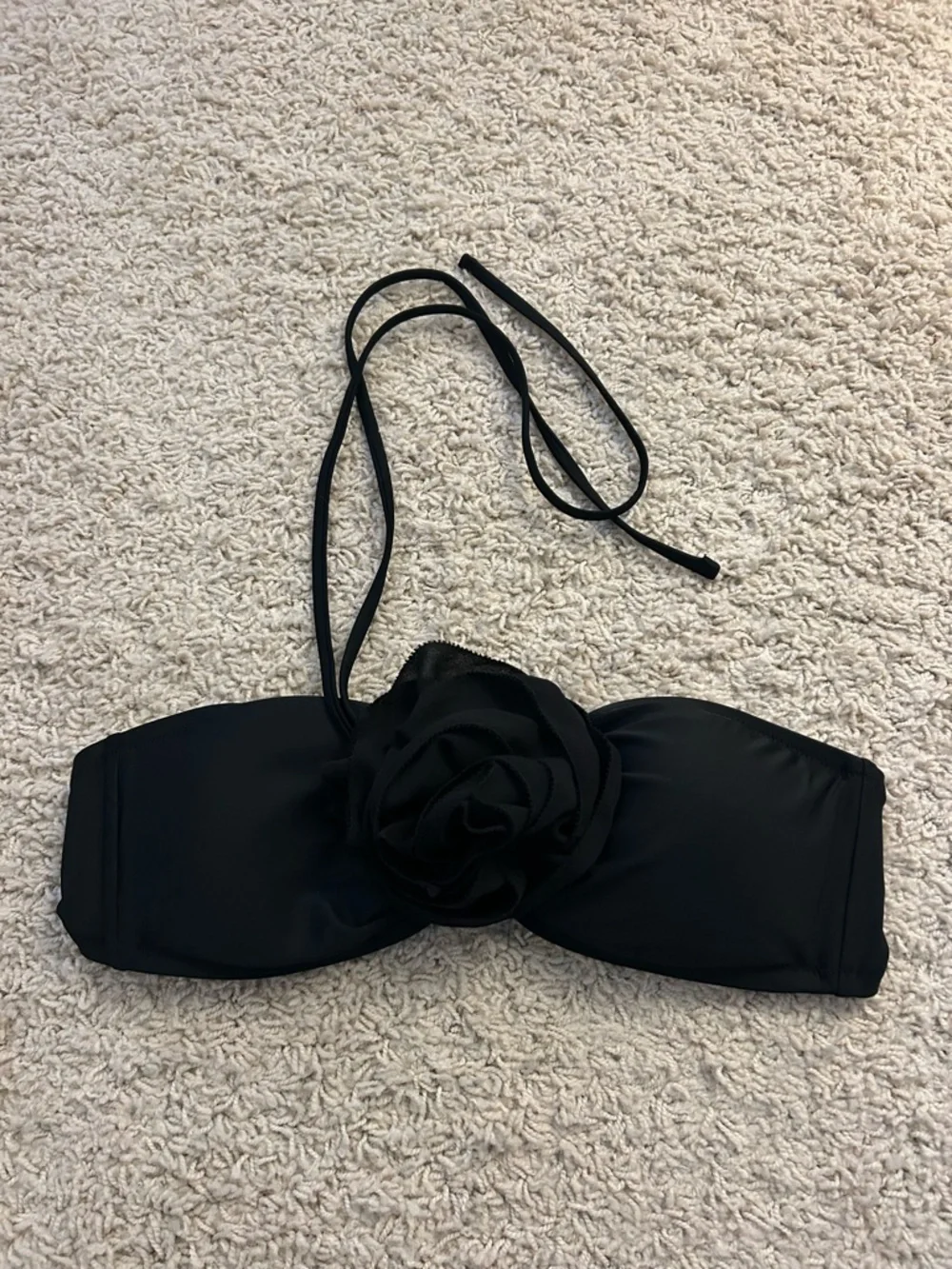 J.CREW Rosette Bandeau Bikini Top size M